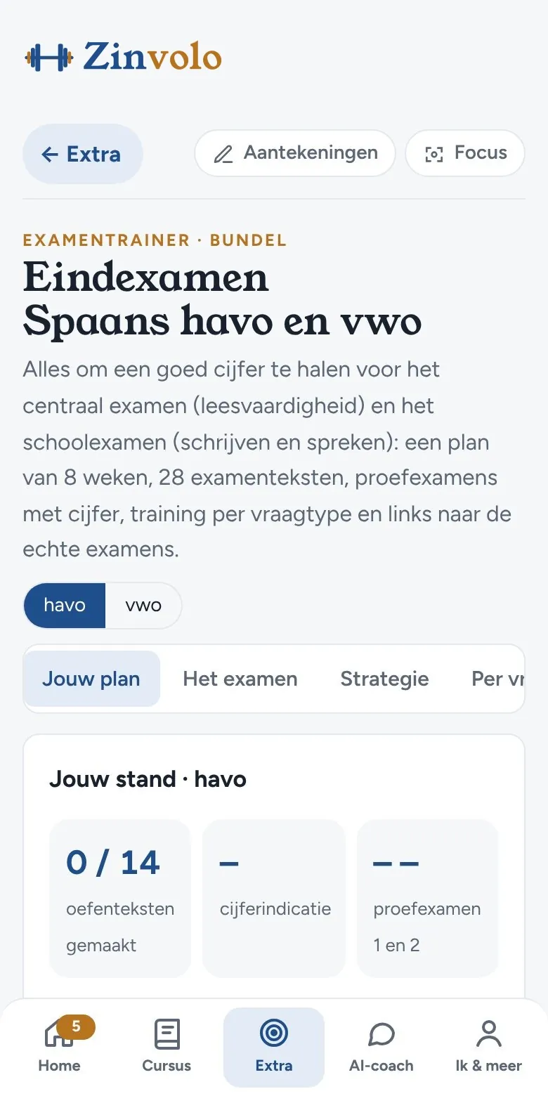 Jouw plan in 8 weken